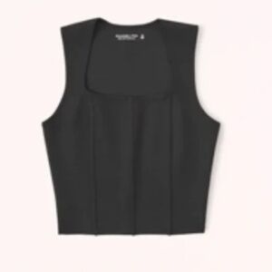 NWT Abercrombie & Fitch Ponte Corset Top